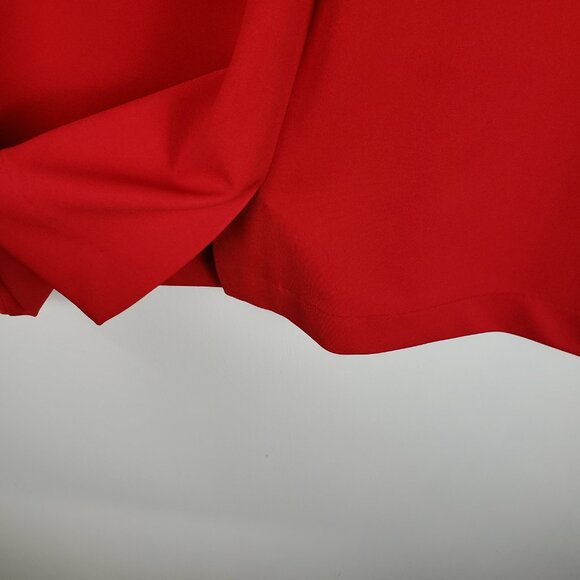 Alexia Admor Maven Sheath Dress Red 3/4 Sleeve Asymmetrical Cutout Neck Size 10 - Picture 5 of 9